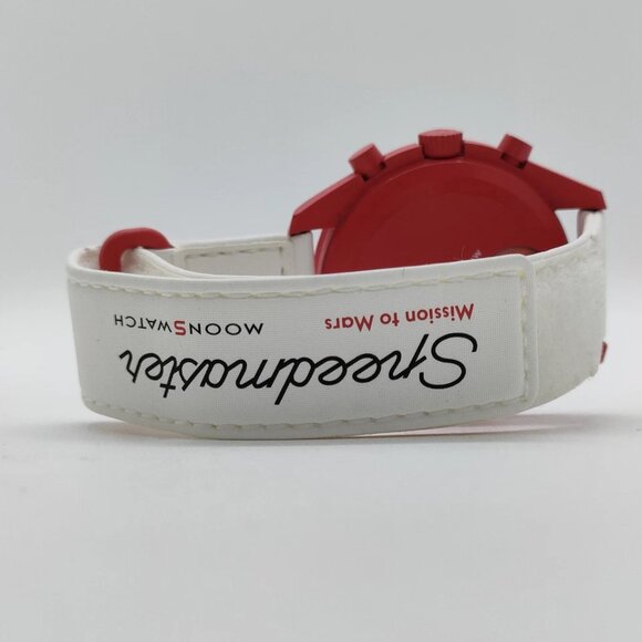 Omega x Swatch Watch 39mm Men's Whites 300-082025 - Picture 4 of 9